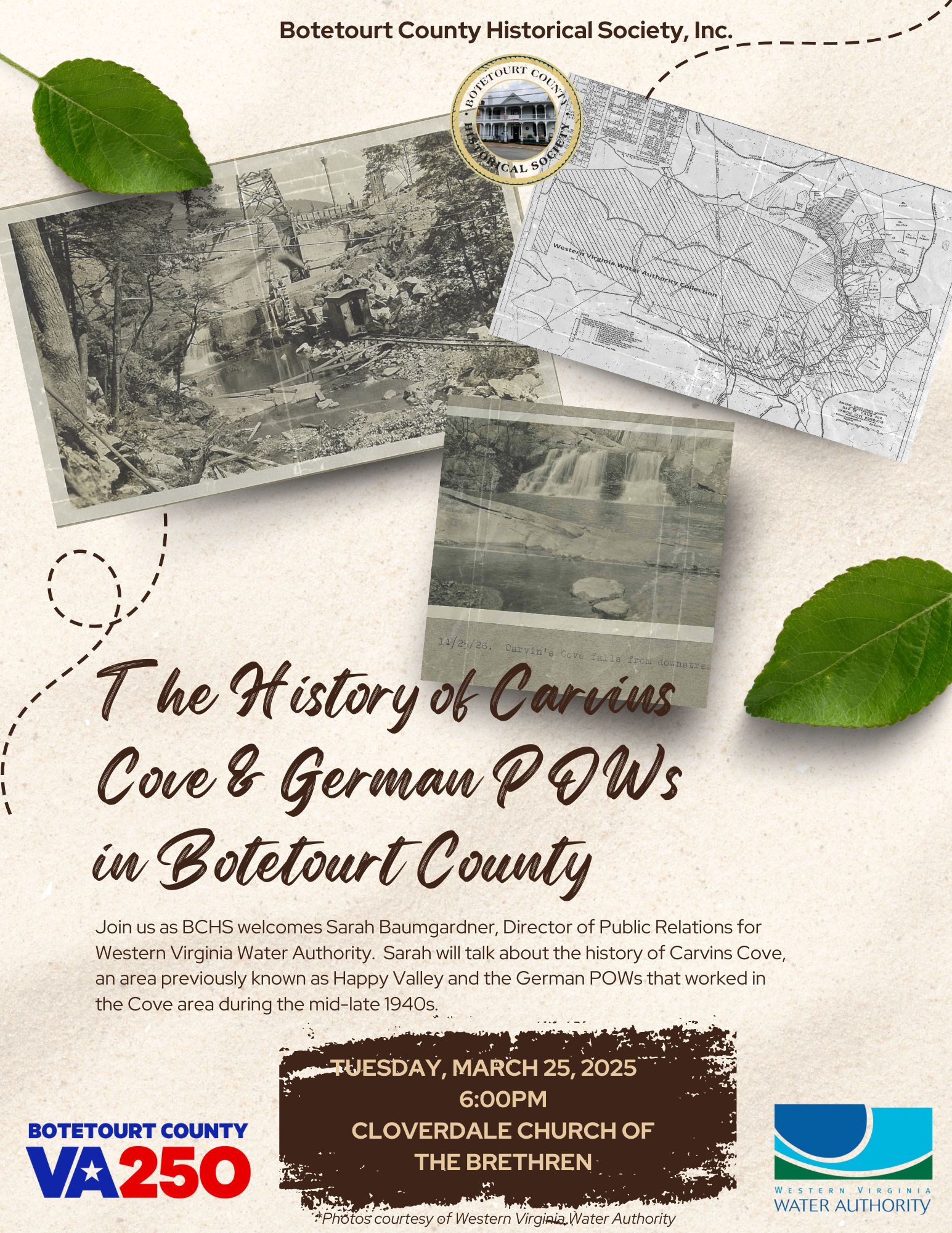 The History of Carvins Cove & German POWs in Botetourt County